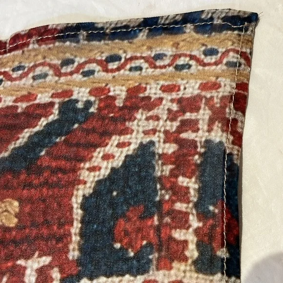 Greek Scarf NEW 33x33 by Fournos Theophilos Benaki Museum - Picture 13 of 15